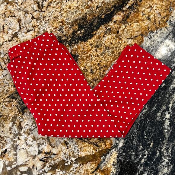 NWT GAP Baby Red W/Cozy Pocket Deer Applique Top & Red Dot Leggings - SIZE 3-6M - Picture 6 of 11